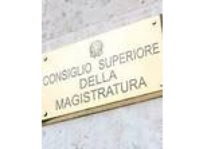 consiglio superiore della magistratura consiglio superiore della magistratura